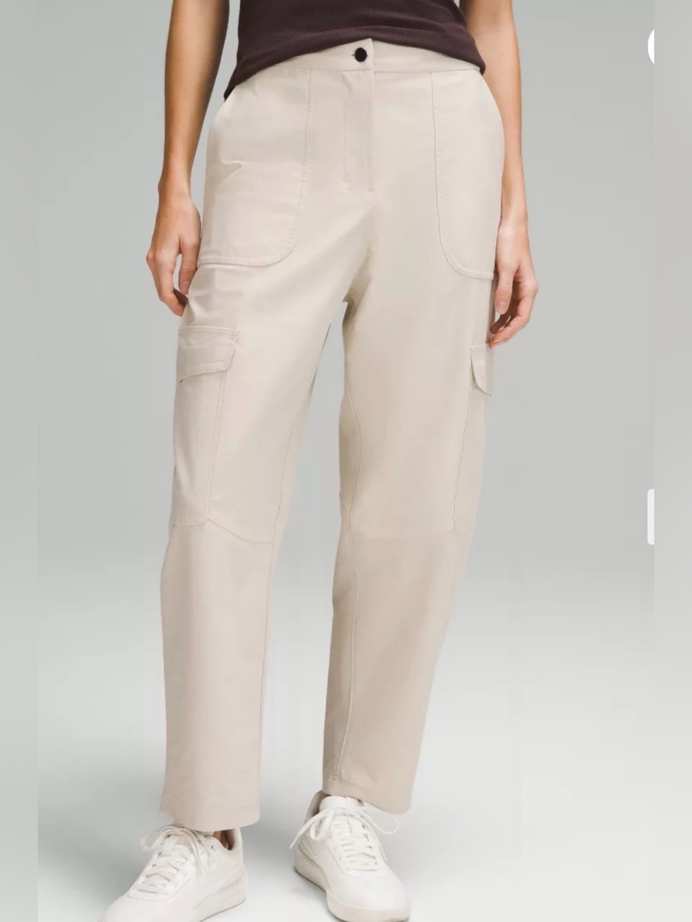 lululemon athletica Light Beige Cargo Joggers